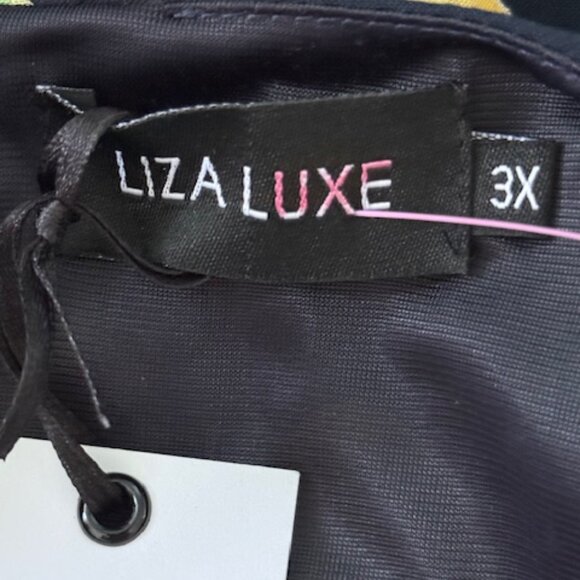 ModCloth Liza Luxe Duly Delighted Midi Dress in Lemon Cowl Neck Size Plus 3X NWT - Picture 11 of 13